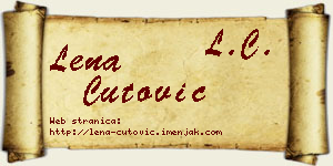 Lena Čutović vizit kartica